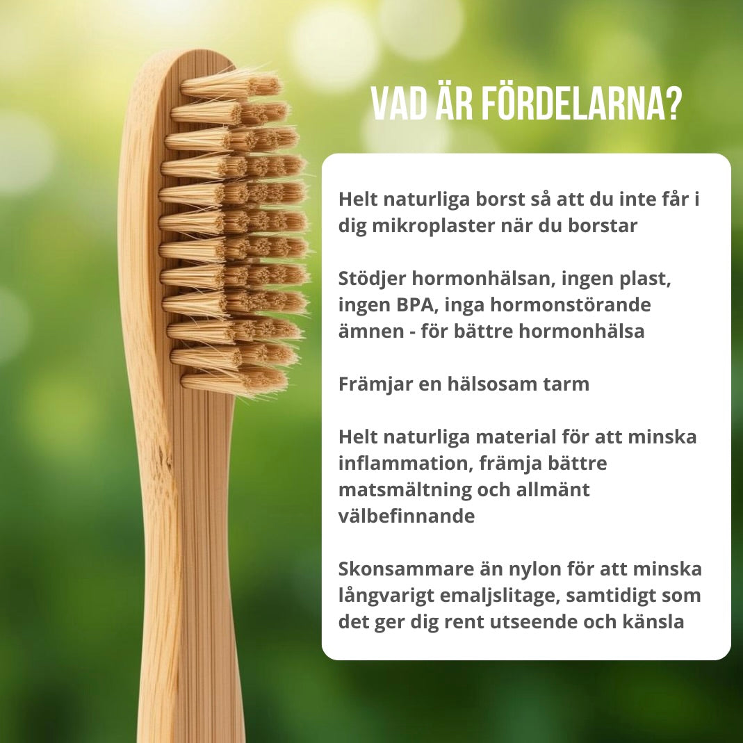 ORIS Naturlig Tandborste 5-pack