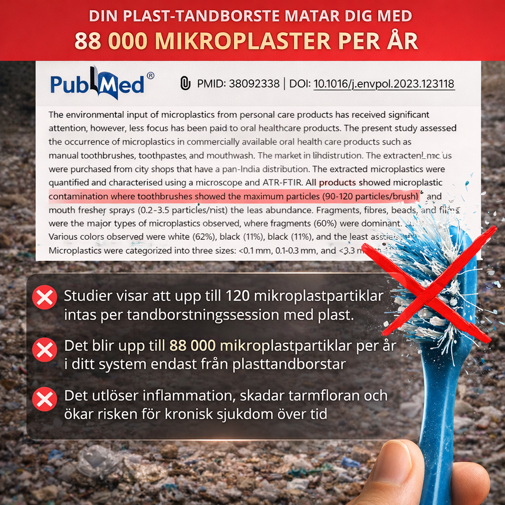 ORIS Naturlig Tandborste 5-pack